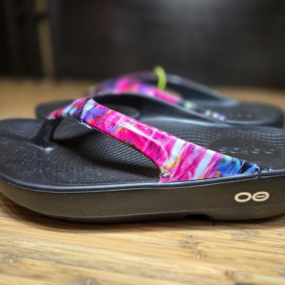 OOFOS OOlala Limited Neon Rose Women’s 5 - Picture 5 of 6